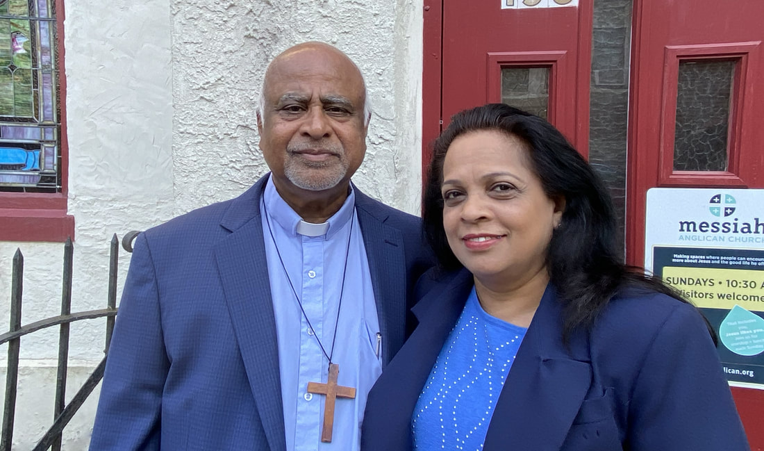 Photo: Rev Dr. Thomas V. Thomas and Anna Thomas, July 2022